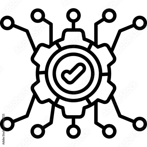 IT Automation Icon Vector Element