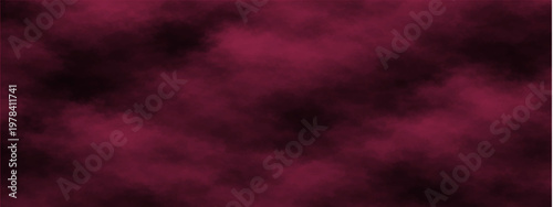Abstract mesmerizing cloudscape with a deep magenta hues and black undertones, creating a unique visual experience