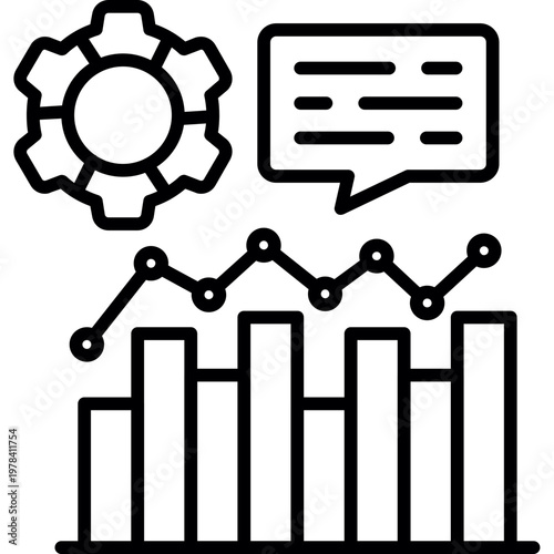 Performance Optimization Icon Vector Element