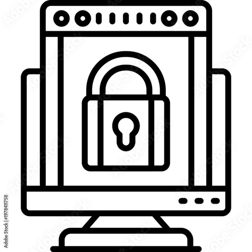 Access Control Icon Vector Element