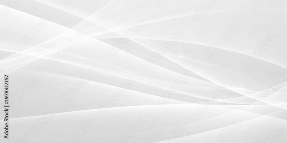 Obraz premium White abstract black and white background featuring a soft silk fabric texture with smooth gray waves and a light satin curve design for a minimal textile wallpaper backdrop
