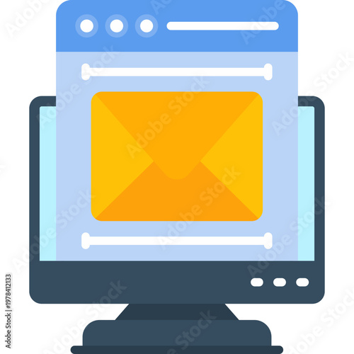Email Services Icon Vector Element
