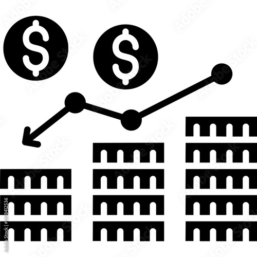 Loss Icon Vector Element
