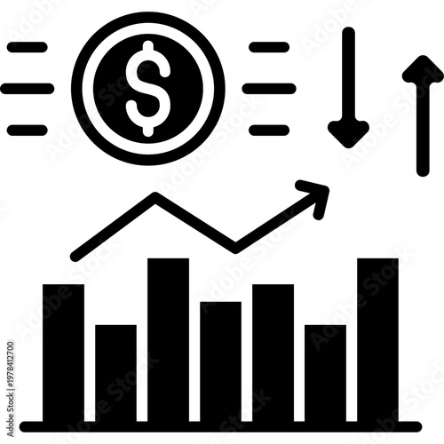 Amortization Icon Vector Element