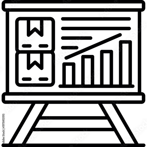 Product Pitch Icon Vector Element