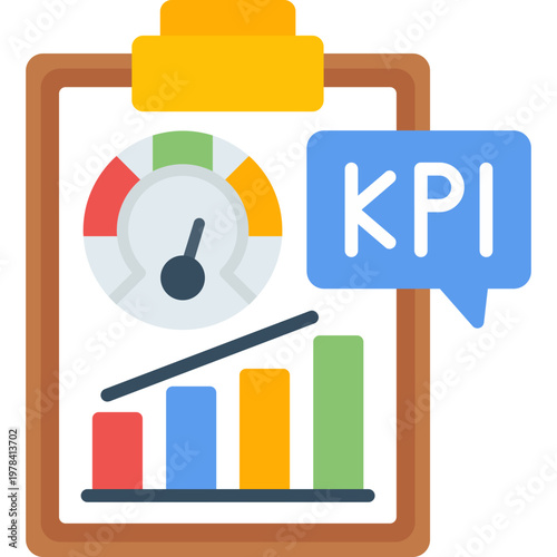 KPI Icon Vector Element