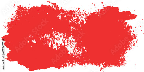 Red ink splat and paint splashes design with a grunge blood texture and winter snow pattern for a red Christmas decoration background or graffiti art wallpaper illustration