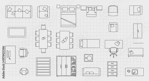 Architectural Floor Plans and Design Sketches.