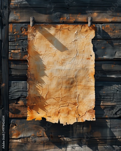 Ultra-Detailed Ancient Egyptian Papyrus Texture with Copy Space, Historical Background