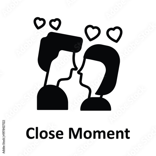 Close Moment Vector icon which can easily modify or edit