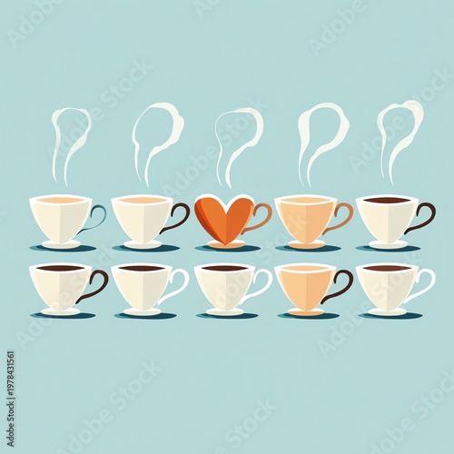 cup of tea with heart