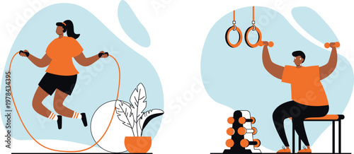 Children engaging in playful activities in a colorful outdoor playground