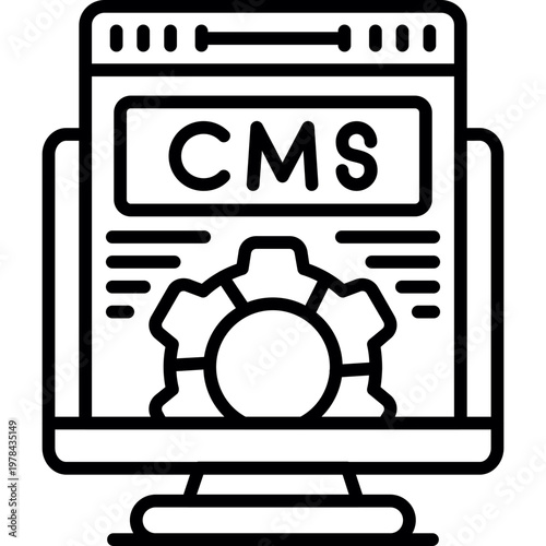 CMS Icon Vector Element