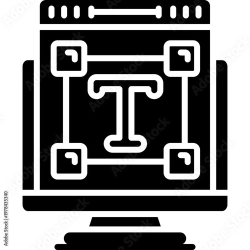 Typography Icon Vector Element