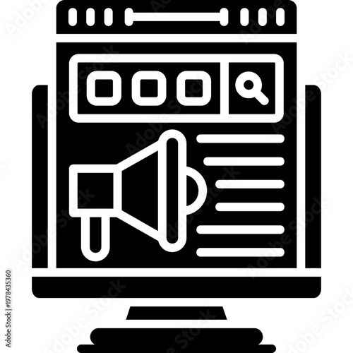 Call To Action Icon Vector Element