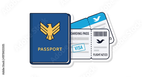 Passport and Airline Tickets.