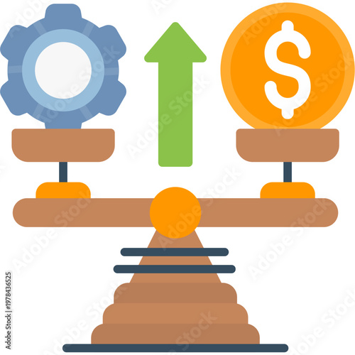 Leverage Icon Vector Element