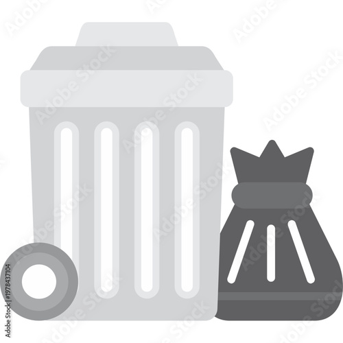 Trash Icon Vector Element
