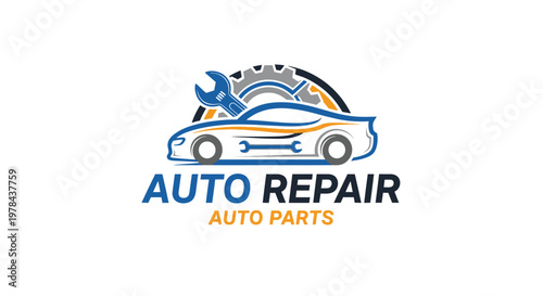 A modern sport auto vehicle silhouette design featuring a speed motor symbol and race transport icon in a professional company business logo vector illustration