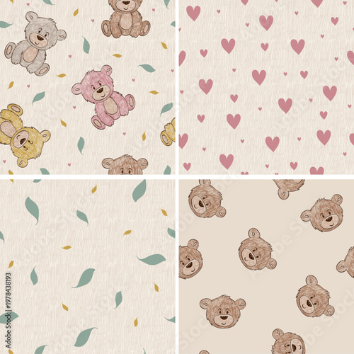 Vector seamless patterns