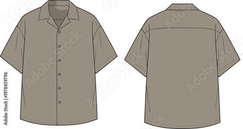 Modern four-door sedan car set in silver grey blue and black colors