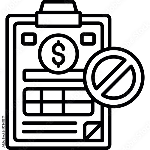 Liquidation Icon Vector Element