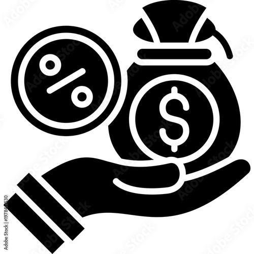 Debt Icon Vector Element