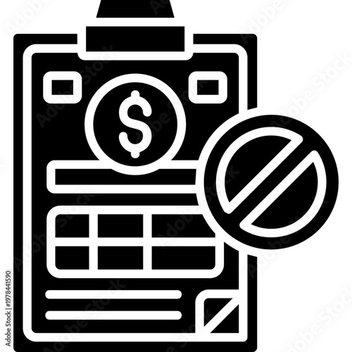 Liquidation Icon Vector Element