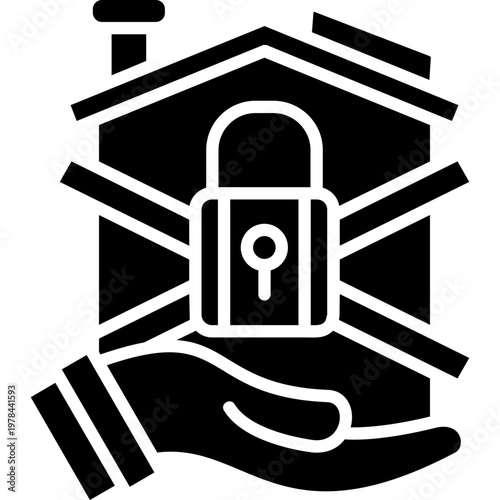 Foreclosure Icon Vector Element