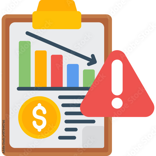 Insolvency Icon Vector Element