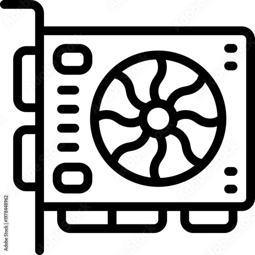 graphic line icon. Clean and minimalist vector icon for websites, mobile apps, presentations, and logos. Fully scalable and customizable for any project.