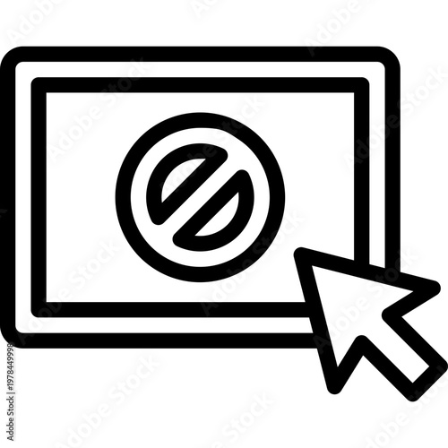 error line icon. Clean and minimalist vector icon for websites, mobile apps, presentations, and logos. Fully scalable and customizable for any project.