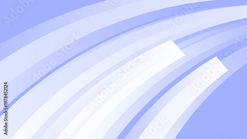 青色のグラデーション曲線が流れる抽象的な背景デザイン素材