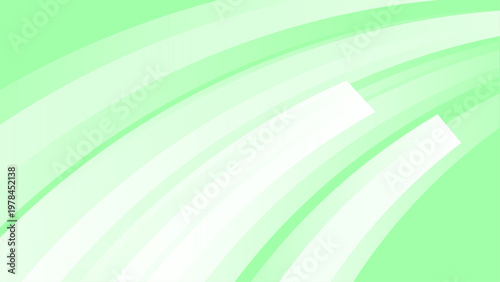 緑色のグラデーション曲線が流れる抽象的な背景デザイン素材