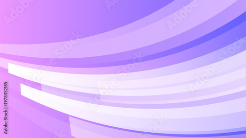紫色のグラデーション曲線が流れる抽象的な背景デザイン素材
