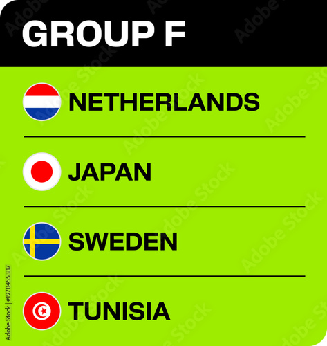 Football Group F Stylized