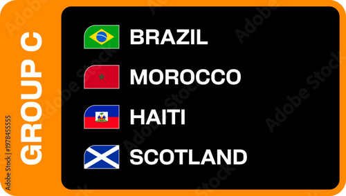 Football 2026 Group C Stylized