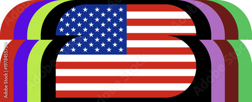 USA Flag 2026 Tournament Style