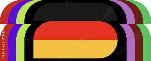 Germany Flag 2026 Stylized