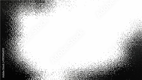 Vector A striking artistic abstract featuring textured, dark edges that gradually fade towards a brilliant bright core. Capturing a blend of darkness and light, creates a striking visual interest.