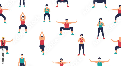 Isometric fitness equipment set dumbbells treadmill exercise ball mat