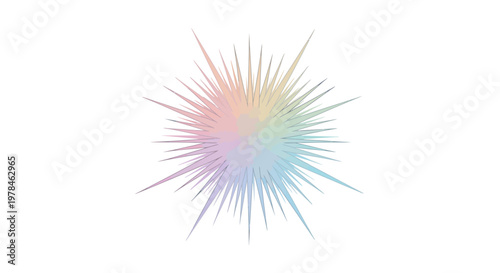 Colorful abstract burst of light.