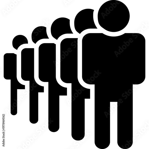 Queue people icon