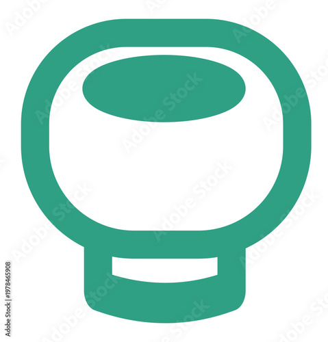 Japanese Matcha and Green Tea Ceremony Decoration Element. This two-tone decoration asset is perfect for minimalist cafe branding, menu design, and artisanal tea packaging.