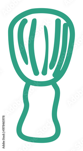 Japanese Matcha and Green Tea Ceremony Decoration Element. This two-tone decoration asset is perfect for minimalist cafe branding, menu design, and artisanal tea packaging.