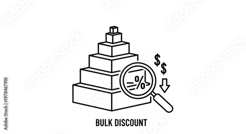 Bulk discount shopping pyramid blocks.