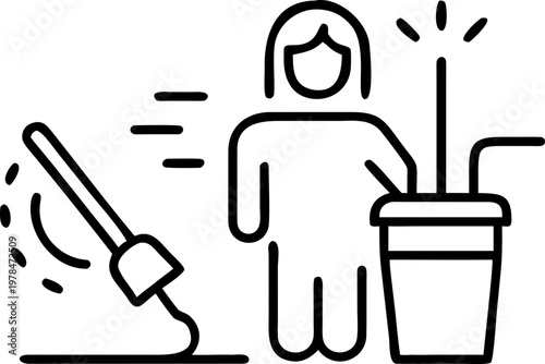 cleaning svg icon