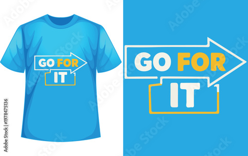 t-shirt typography illustration. Sky Blue t-shirt Design