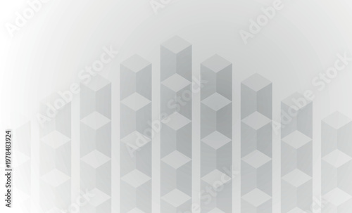 Modern abstract background with futuristic 3D cube arrangement design. Creative vector design with checkered style for brochure, presentation, certificate and advertisement.