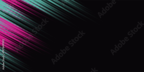 Car sticker wrap banner abstract sporty lines pink blue greenish grunge color combination brush storm thunder modern pattern racing motorsport.